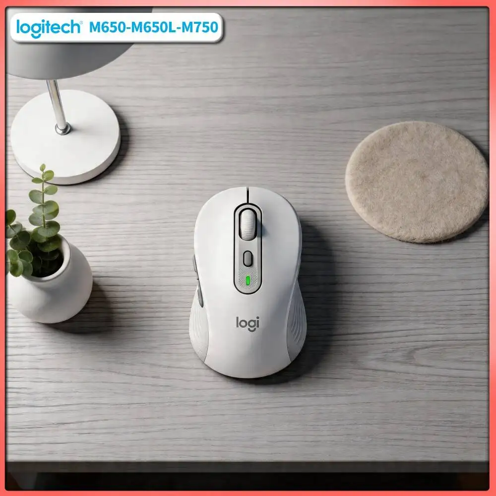 Logitech M750 Silent Mouse - 90% Noise Reduction Tech, Soft Comfort Grips, 24-Month Battery, Home Desk Pick Tool