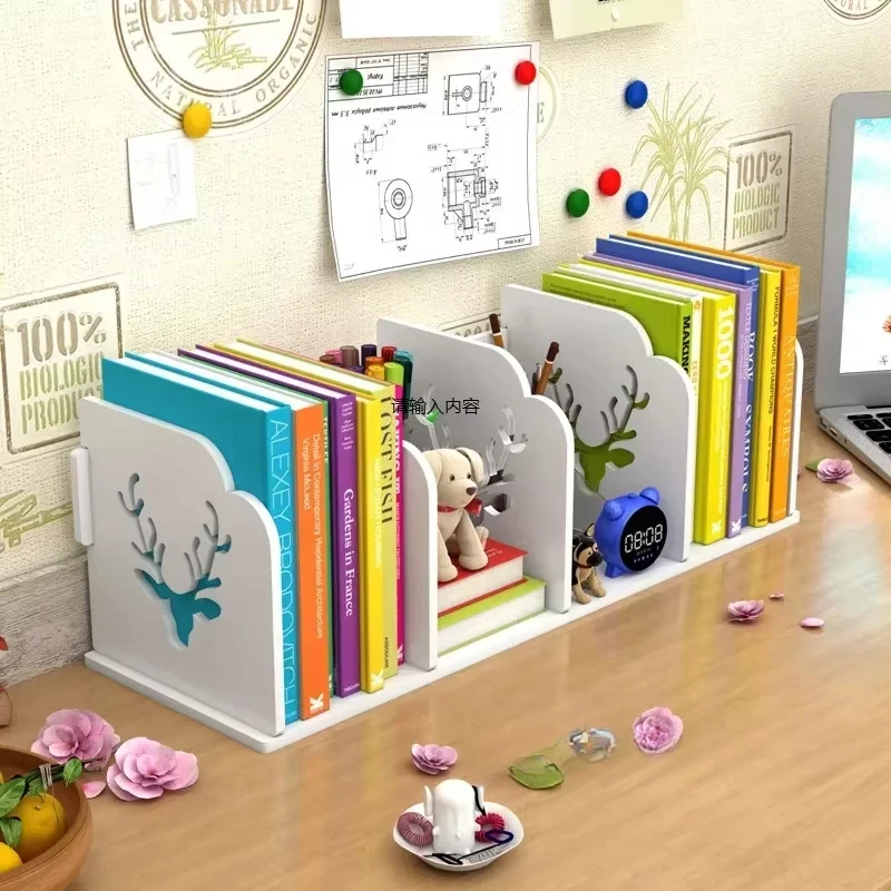 

Многослойная, простая в сборке настольная книжная полка, настольная подставка для книг, милая подставка для детей и студентов