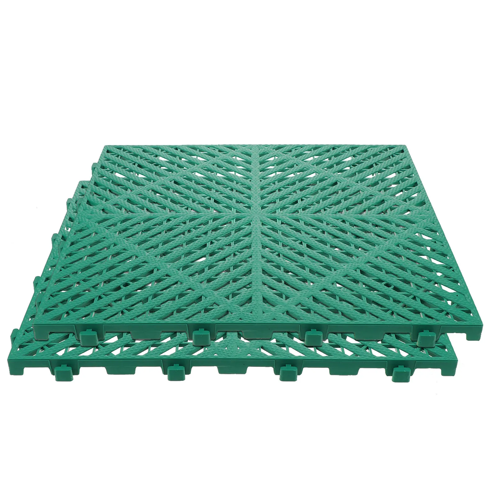 

2Pcs Garage Drainage Tiles Interlocking Plastic Grate Non Slip Heavy Duty Floor Grating for Car Wash Area Service