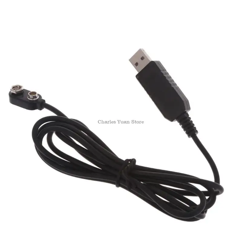 

USB to 9V Battery Cable with Charging Battery Charging Cable