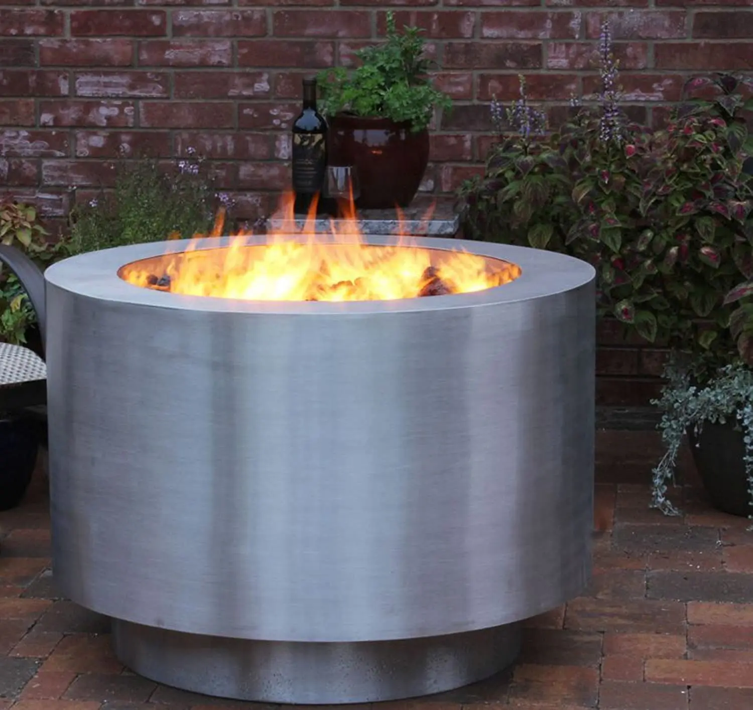 

Steel gas fireplace fire pit outdoor stainless steel natural gas fire pit garden