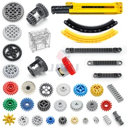 Moc Ziegel technische Zahnrad serie Schnecken gestell Box Differential kompatibel alle Marke Auto Modell bausteine Bulk ersetzen Teile Spielzeug