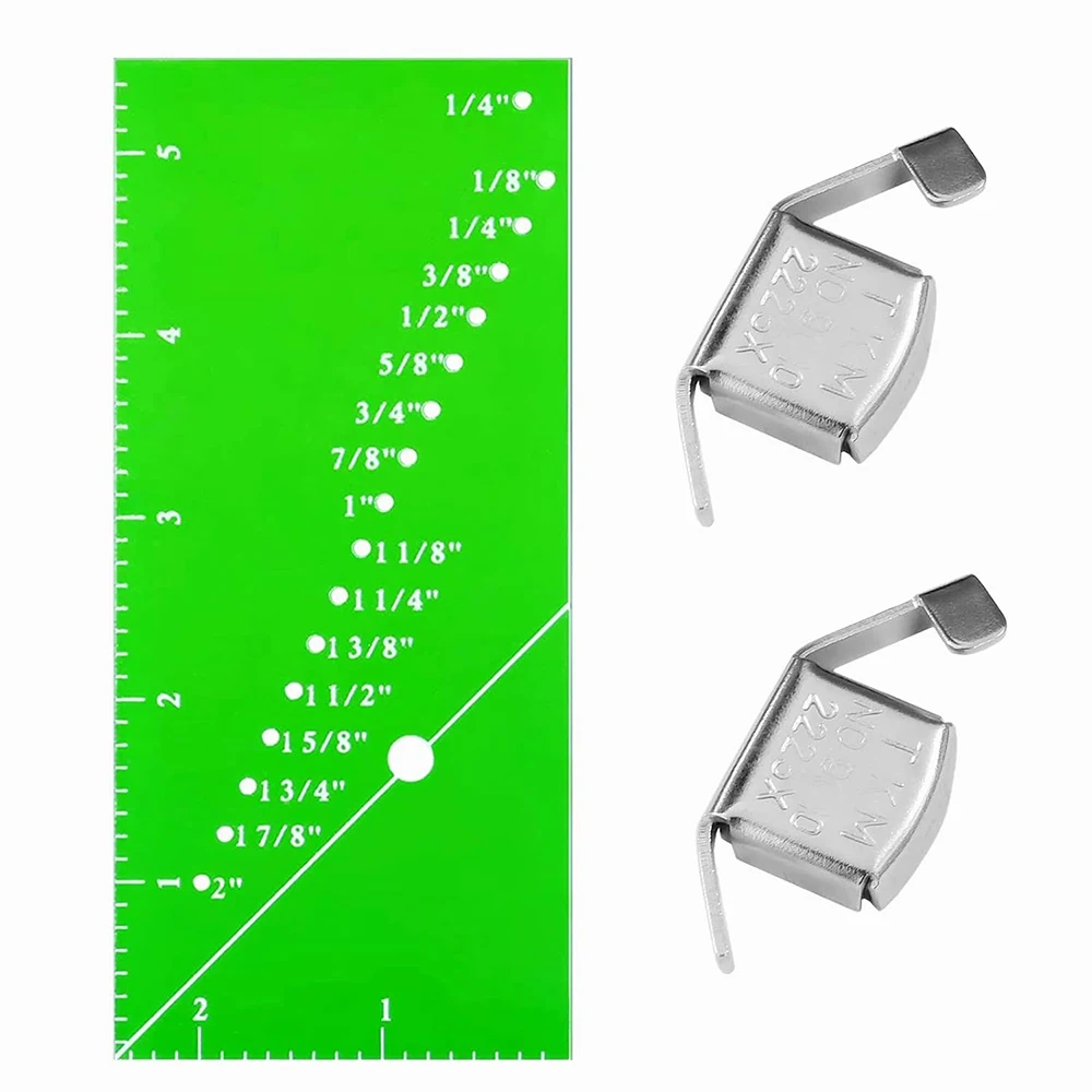 Führungs lineal für Acryl naht zugabe und 2 magnetische Naht führung 1/8 bis 2 Zoll gerade Säume für Nähmaschinen zubehör