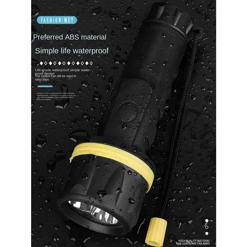 Borracha super brilhante 3LED/7LED/1W Camping Hand Light Tochas LED Lanterna Toch