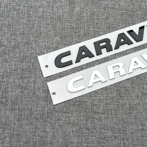 2011 Transporter V 리어 부트 트렁크 리드 엠블럼 배지 Caravelle Letter CARAVELLE