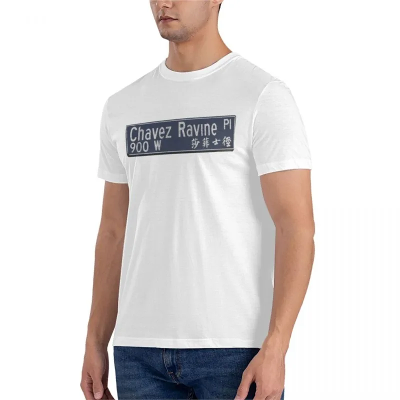 men t-shirt Chavez Ravine Graphic T-Shirt mens clothing plain white t shirts men summer male tee-shirt