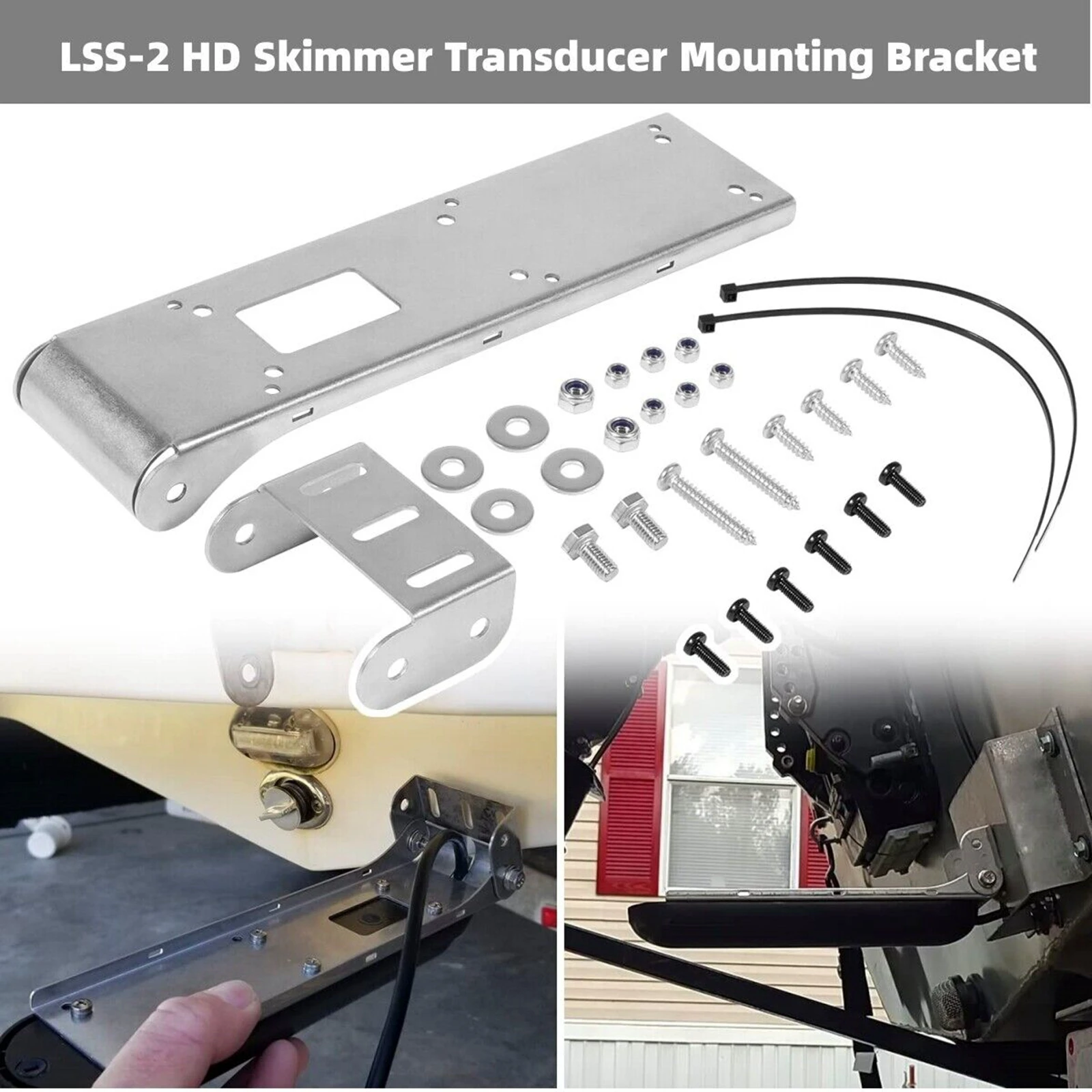 Transducer Mounting Bracket Professional Replacement Parts for Lss-2 HD Skimmer Transducer Mount Bracket Replacement Part