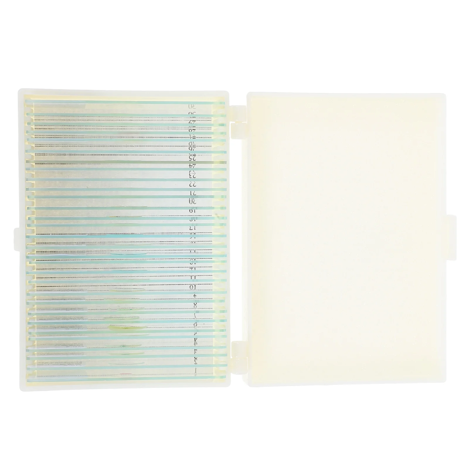 

30pcs Microscope Slides Optical Clear Cell Observation Biological Samples Research Teaching Smooth Surface Longlasting