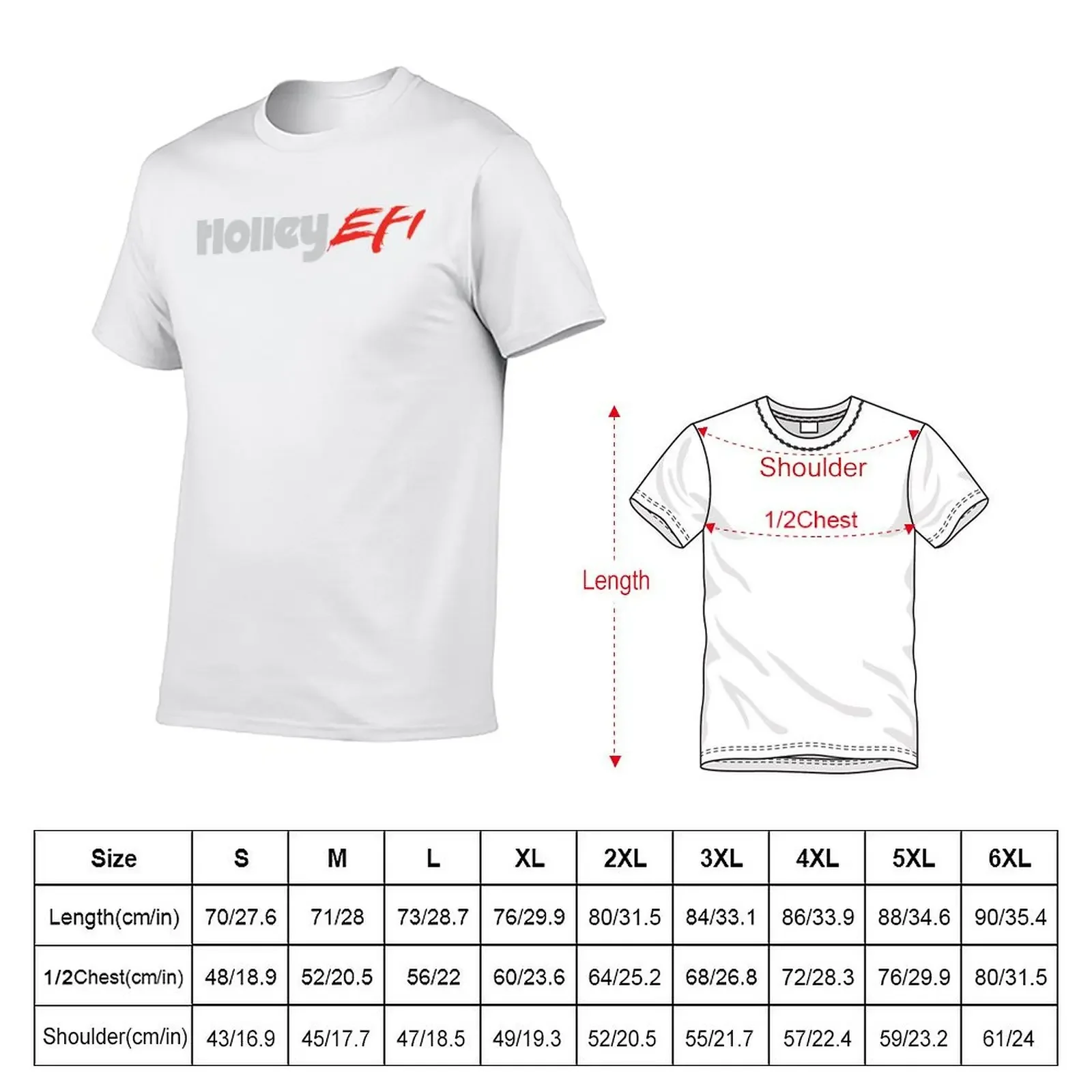 Holley EFI T-Shirt anime tshirt kawaii clothes cotton t shirt men