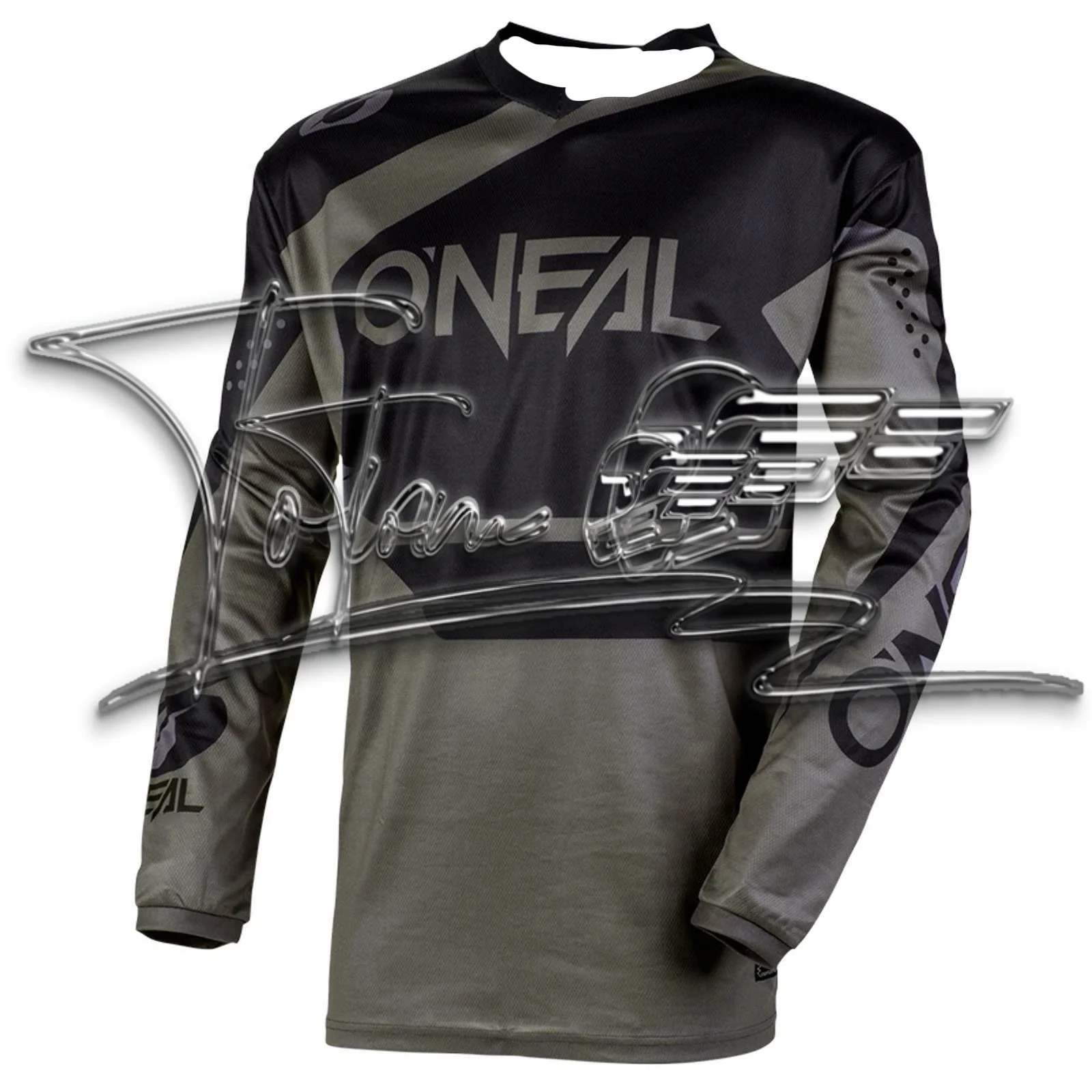 

This is a black and gray cycling jersey, a street-style couple's outfit suitable for trail running, casual fitness, and running.