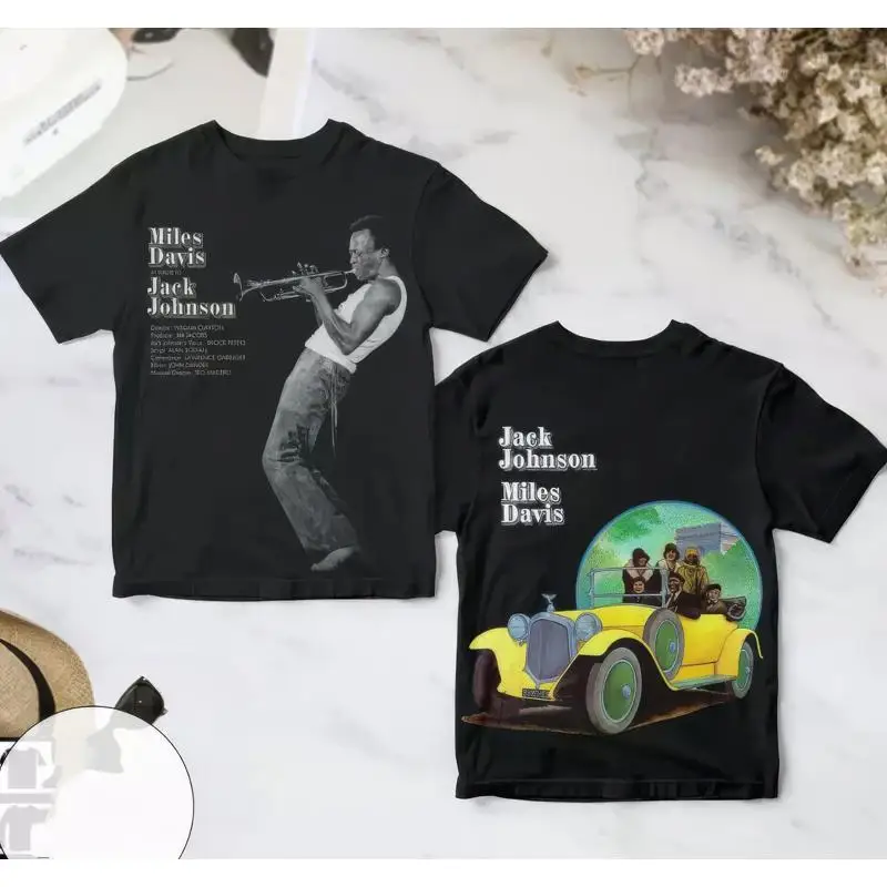 Miles Davis At Tribute To Jack Johnson Album Cover AOP 3D T shirt