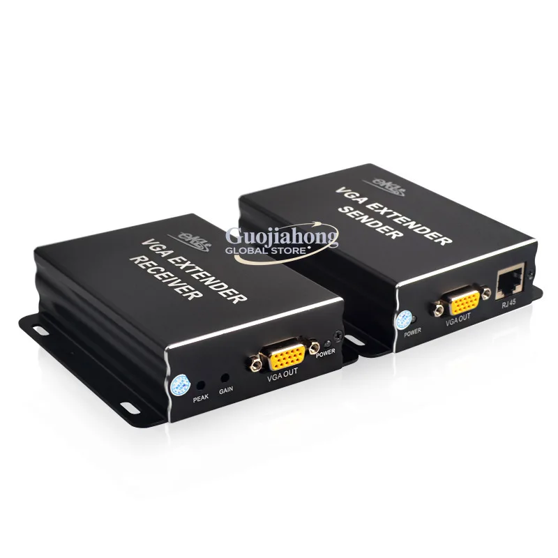 eKL-VE300 VGA to network cable extender 300m with audio, network extension 300m