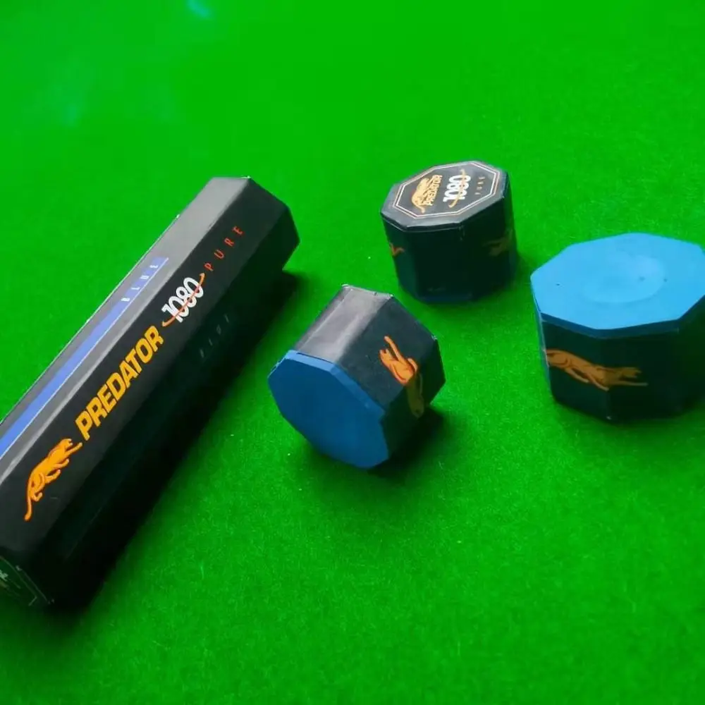 Good Friction Billiards Chalk Strong Viscosity Wear-resistant Billiards Accessories Octagon Blue Table Tennis Supplies