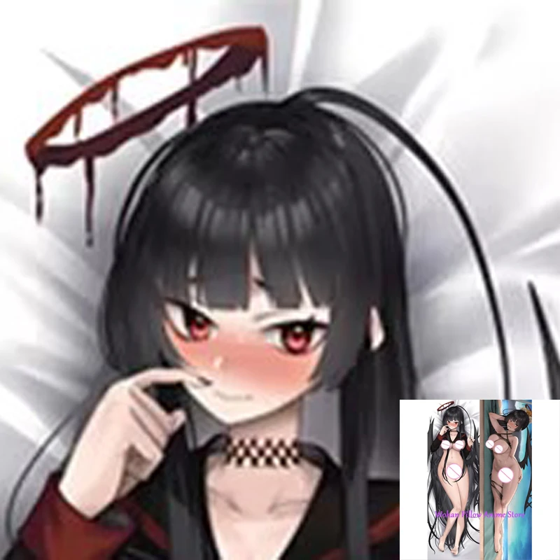 

Dakimakura Anime Pillow Cover Tsurugi Double Sided Print Life-size Halloween Christmas Decoration