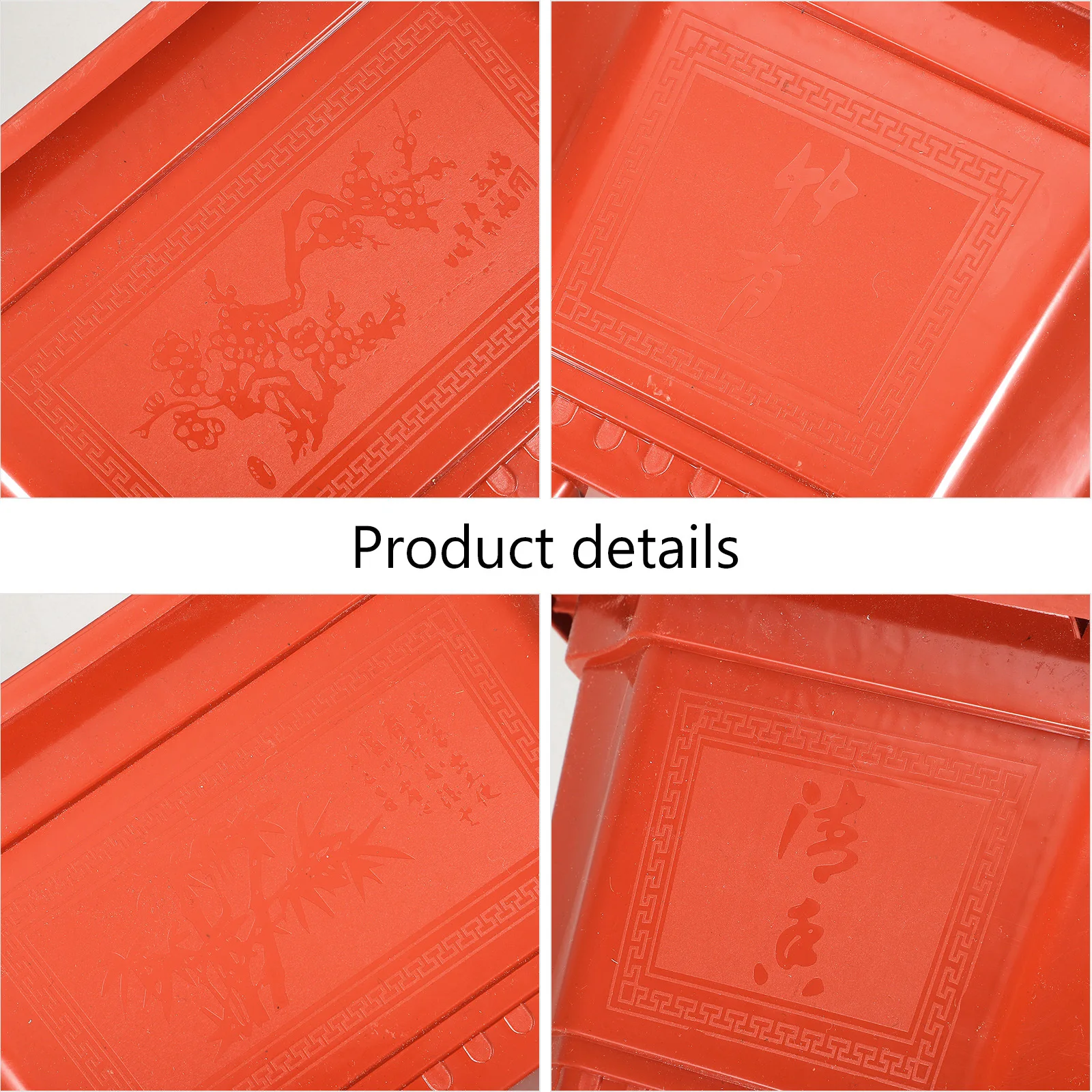 

10Pcs Sturdy Rectangular Bonsai Pot High Quality Thickened Flowerpot for Home Garden Use Lightweight Reusable Planting Pot