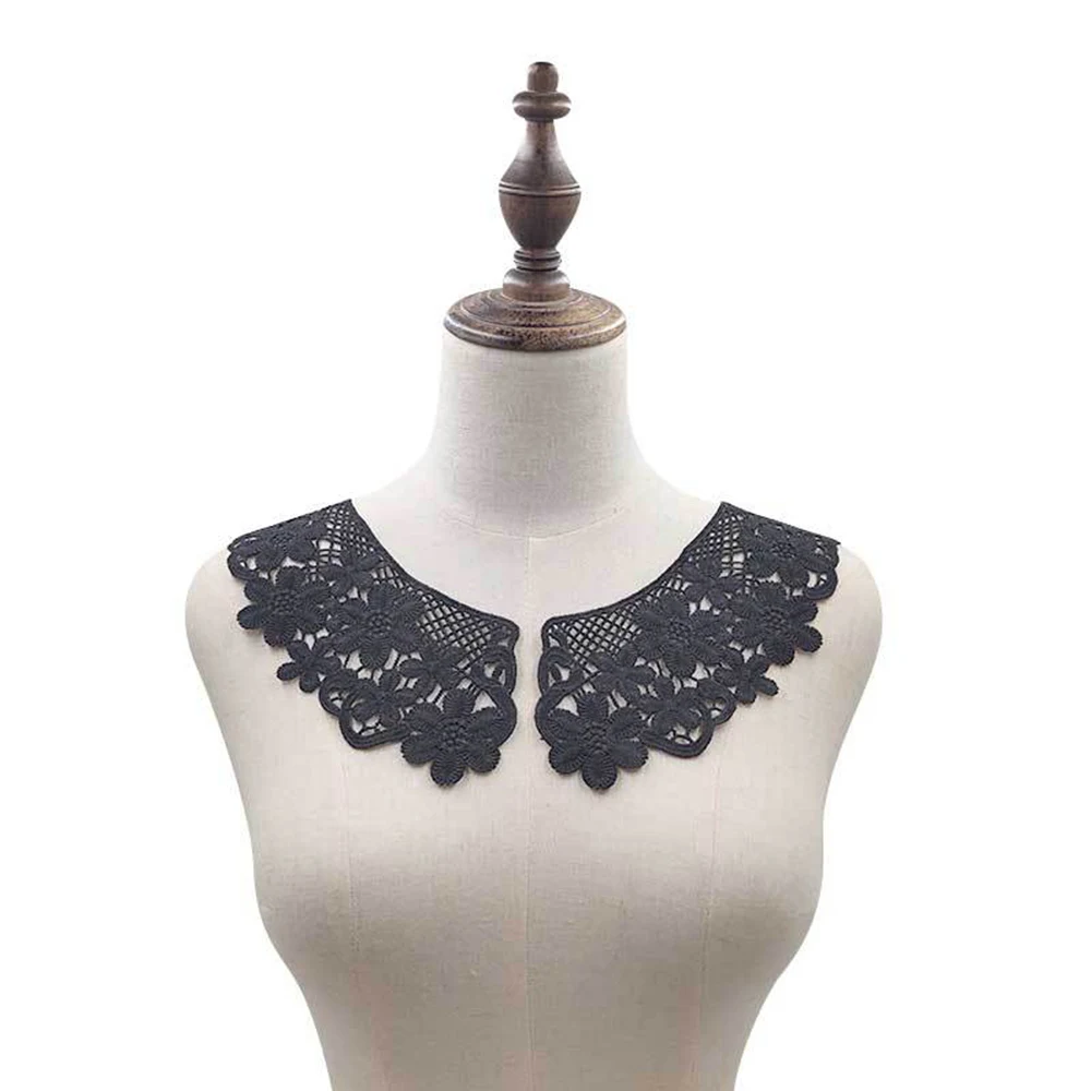 Women's Detachable Fake Collar Lace Fabric Neckline Collar Professional Decoration Collar DIY Sewing Collar Clothing Decoration