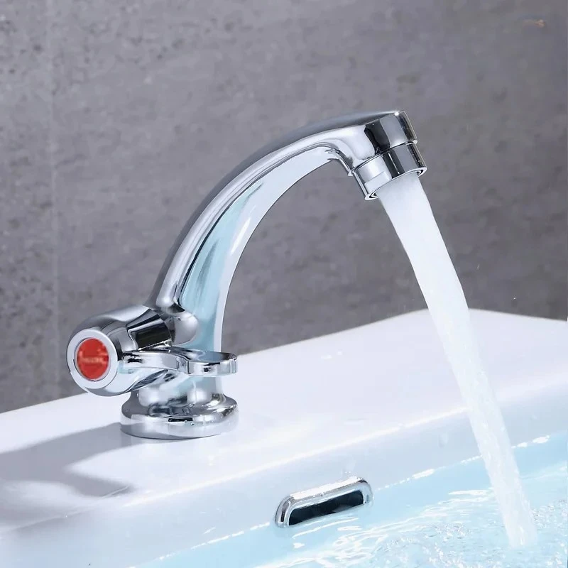 

Бытовые смесители для ванной комнаты, смеситель для раковины с одной ручкой, современный одинарный кран для холодной воды G1/2, смесители для унитаза на столешнице