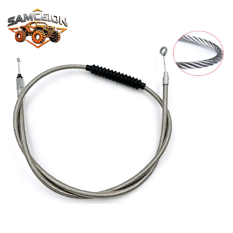 Clutch Cable For Harley Touring Electra Street Road Glide Road King Sportster XL1200 Iron 883 Motorcycle 140cm-210cm