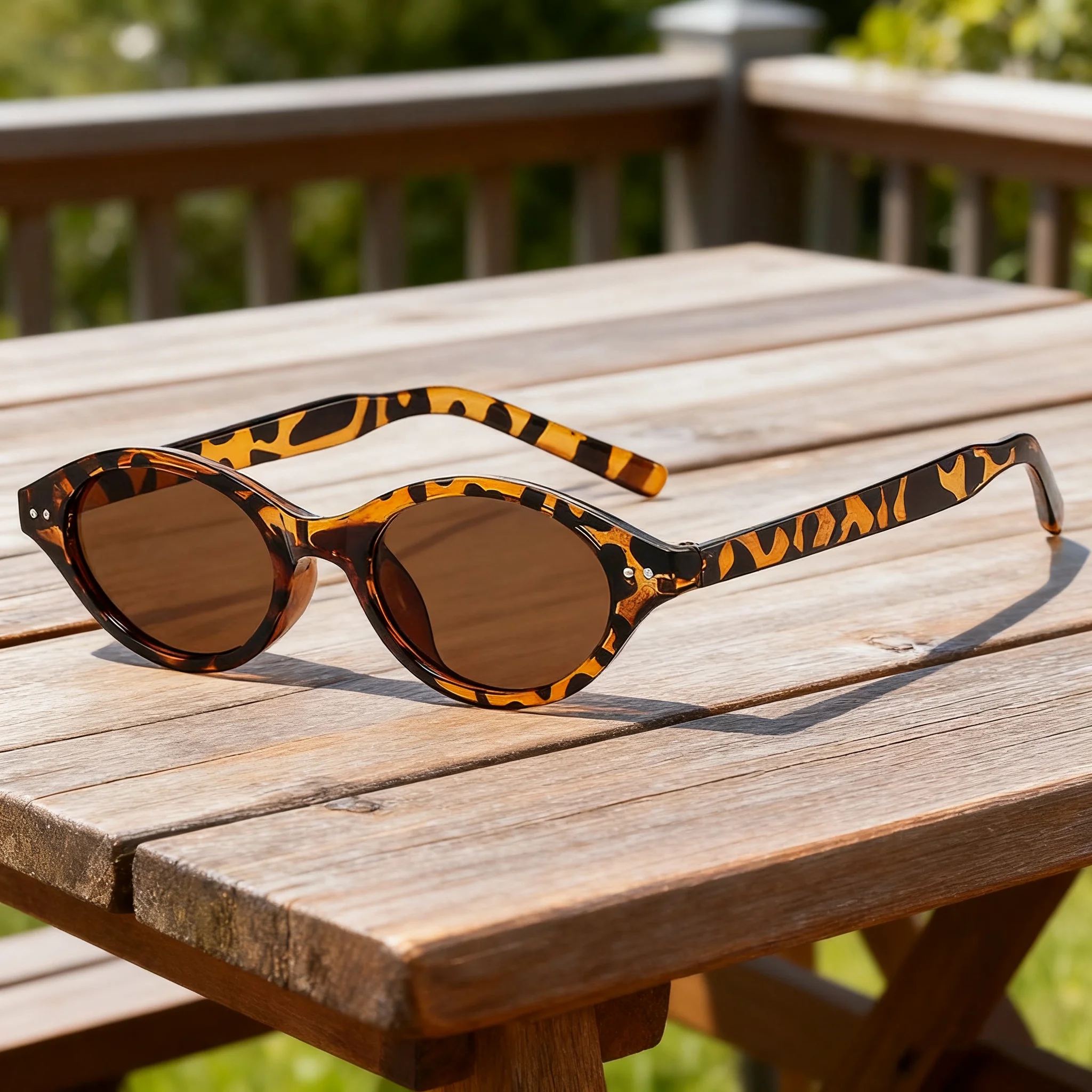 

Retro Small Frame Rice Nail Women's Sunglasses Fashionable Outdoor Neutral High-definition Multi-color UV400 Sunscreen Glasses