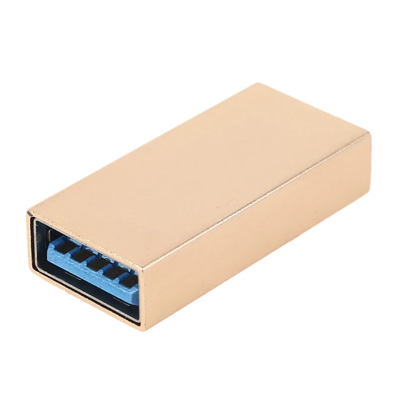 Metall USB 3,0 Buchse zu Buchse Adapter Hochgeschwindigkeits-USB 3,0 Koppler Extender Konverter für PC Laptop USB Datenkabel Drops hip