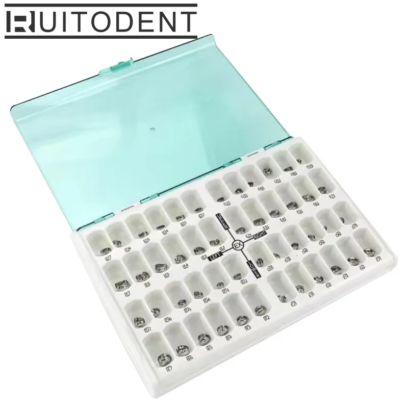 

Quality 48pcs/kit Dental Stainless steel primary molar crown Dental Kids Crown