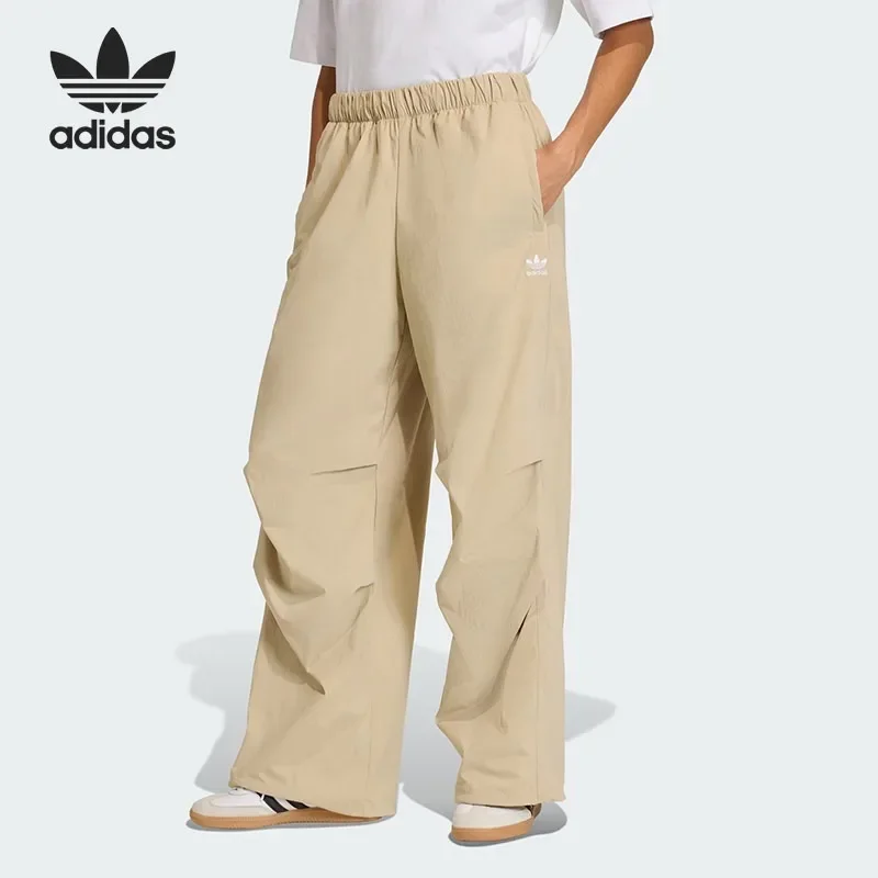 Adidas Four Seasons Women's Clover Khaki Loose Classic Casual Pants, Trousers for Women Training & Daily Wear KD1522