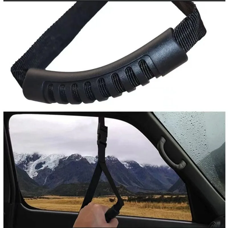 Car window handrail, pregnant women get on and off and get up assistance, elderly auxiliary belt, universal adjustable