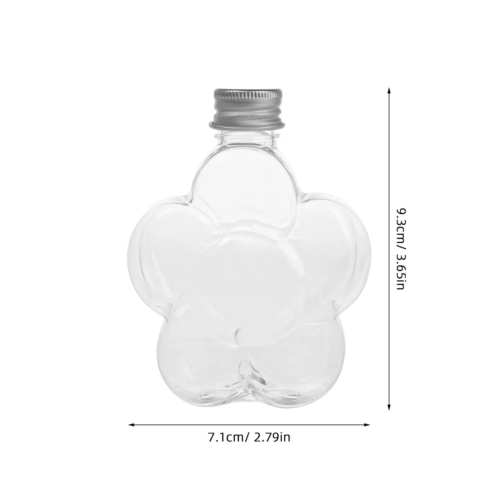 10 قطعة زجاجة رسم رملية على شكل بتلة شفافة يمكنك صنعها بنفسك هدايا حفلات الزفاف وأعياد الميلاد حاوية بلاستيكية ألعاب الشاطئ