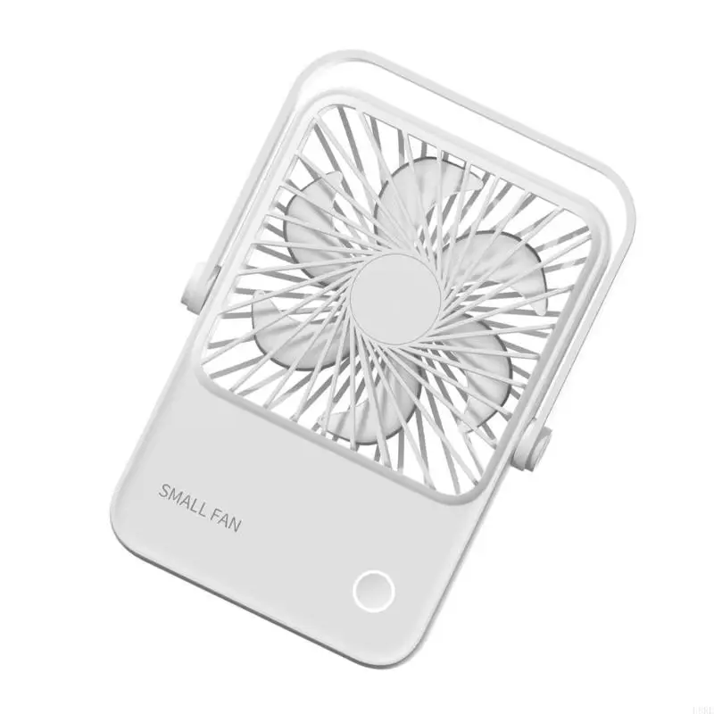 Quạt bàn L8RE Quạt nhỏ Quạt USB yên tĩnh có chân đế có thể gập lại Quạt bàn 1200mAh