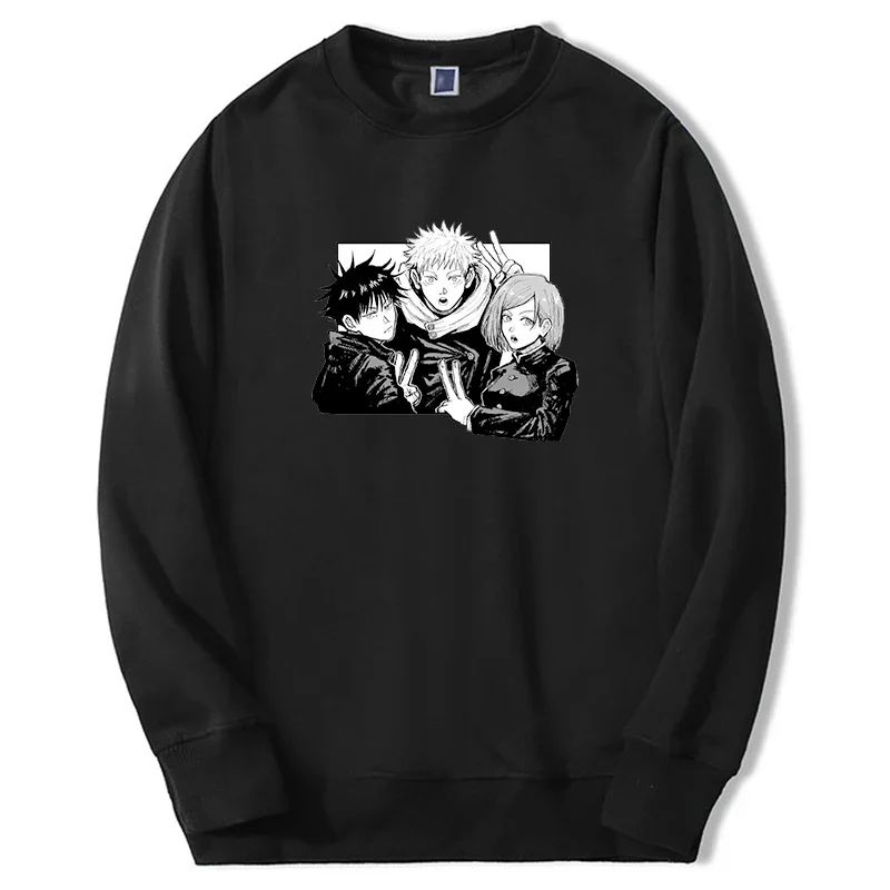 Jujutsu Kaisen Sweatshirts Anime Itadori Yuji Graphic Men Women Anime Hoodie Fleece Cool Pullovers Mens Harajuku Anime Clothes