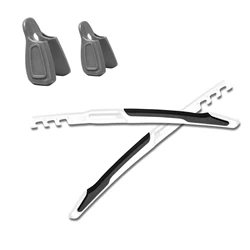 Bwake Replacement Rubber Kit Temple Slider and Large&Small Nose Pads for-Oakley Jawbreaker OO9290- Multiple Options