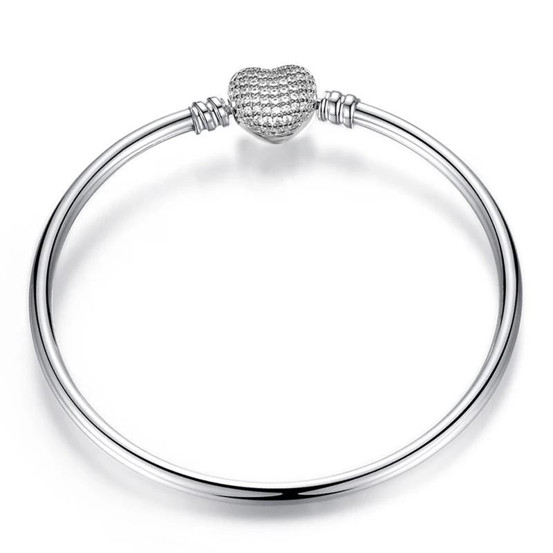 High Quality Real Forever Love Charm Bracelet Bangles For Women Fit Original Brand DIY Beads Fine Bracelet Jewelry Special Offer