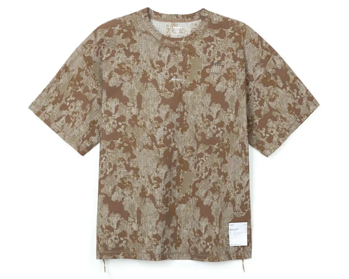 Satisfy 26ss Pin Mesh Short Sleeve T-Shirt