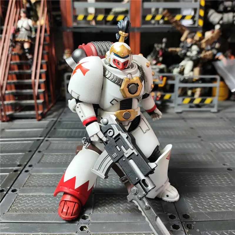 

Фигурки Joytoy Warhammer 1/18: Белые Клыки Mkvi, Тактический Легионер, Модель-игрушка, Подарки для мальчиков, 3,75 дюйма, Аксессуары, Игрушки