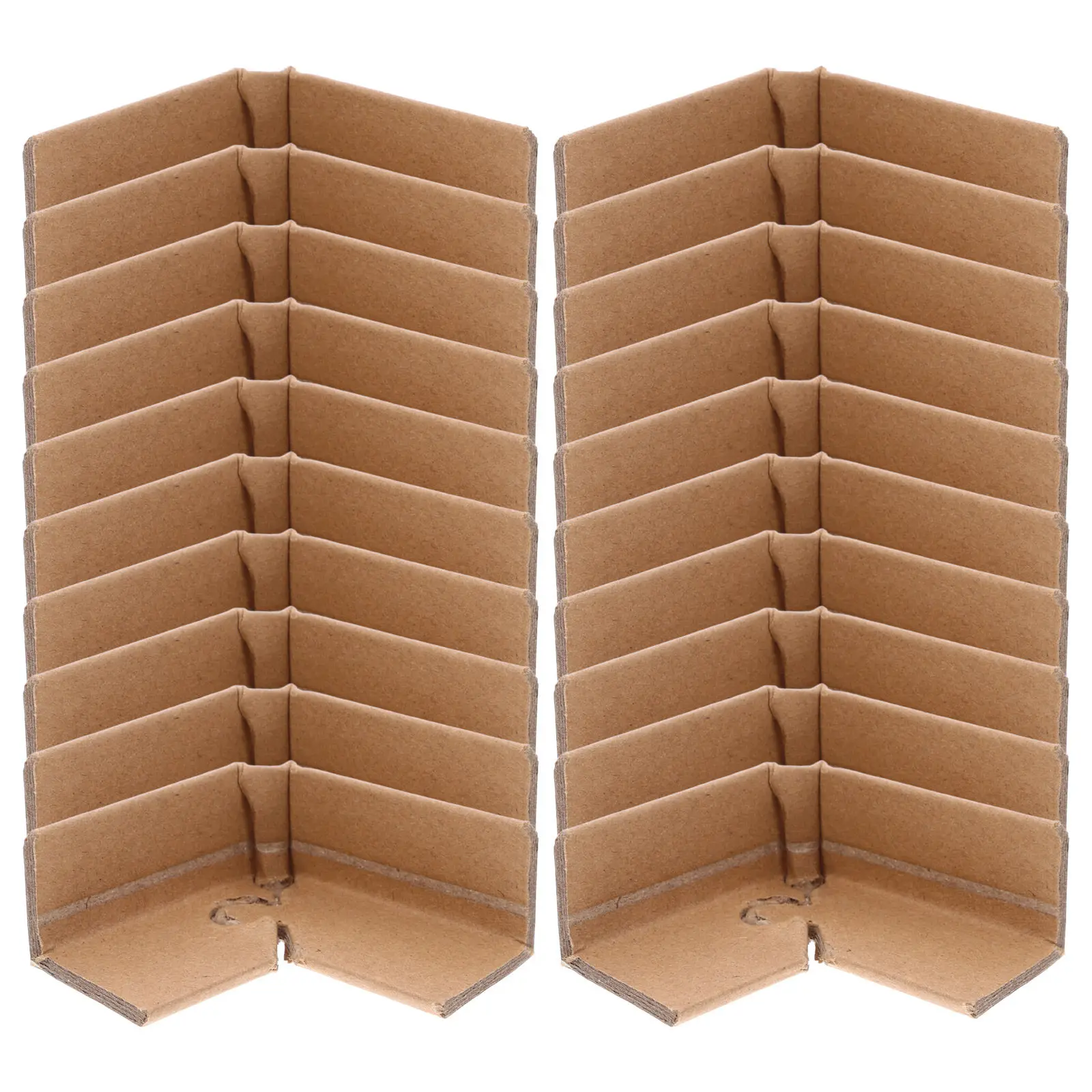 20pcs Lock Paper Guard Packaging Edge Protectors Shipping Box Carton Corner Guard Paper Corner Protector Machine Accessories
