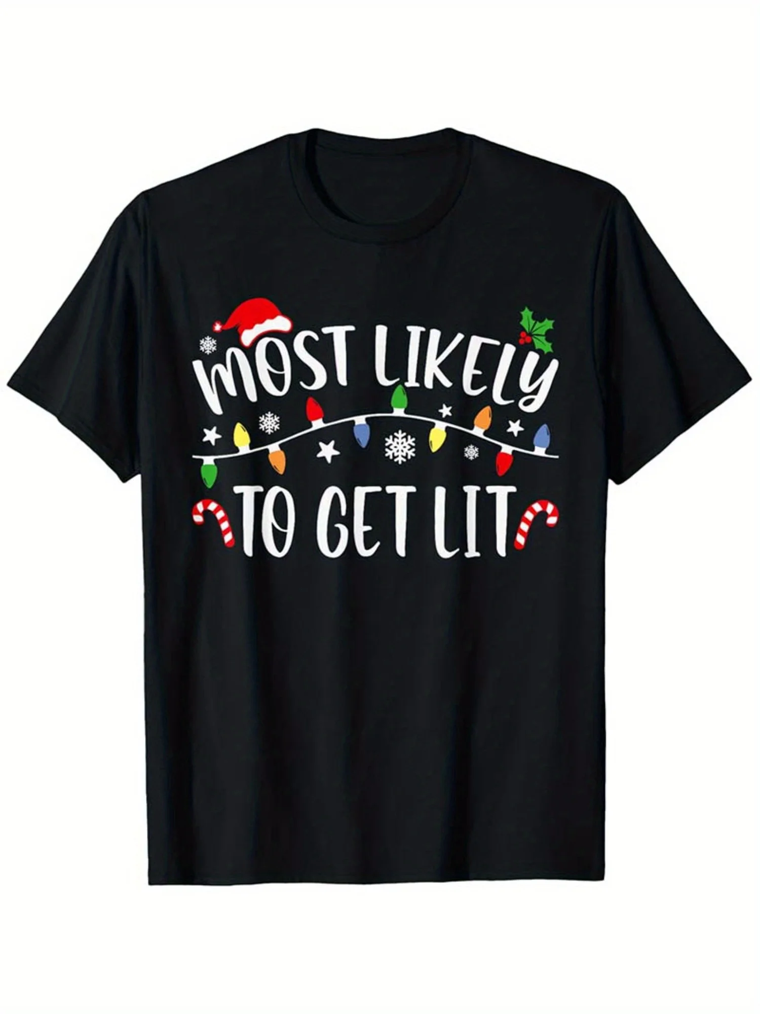 

Ретро-трендовая портретная печать, уникальный узор, слегка свободная прямая мужская футболка, рождественская футболка с коротким рукавом, 100% чистый c