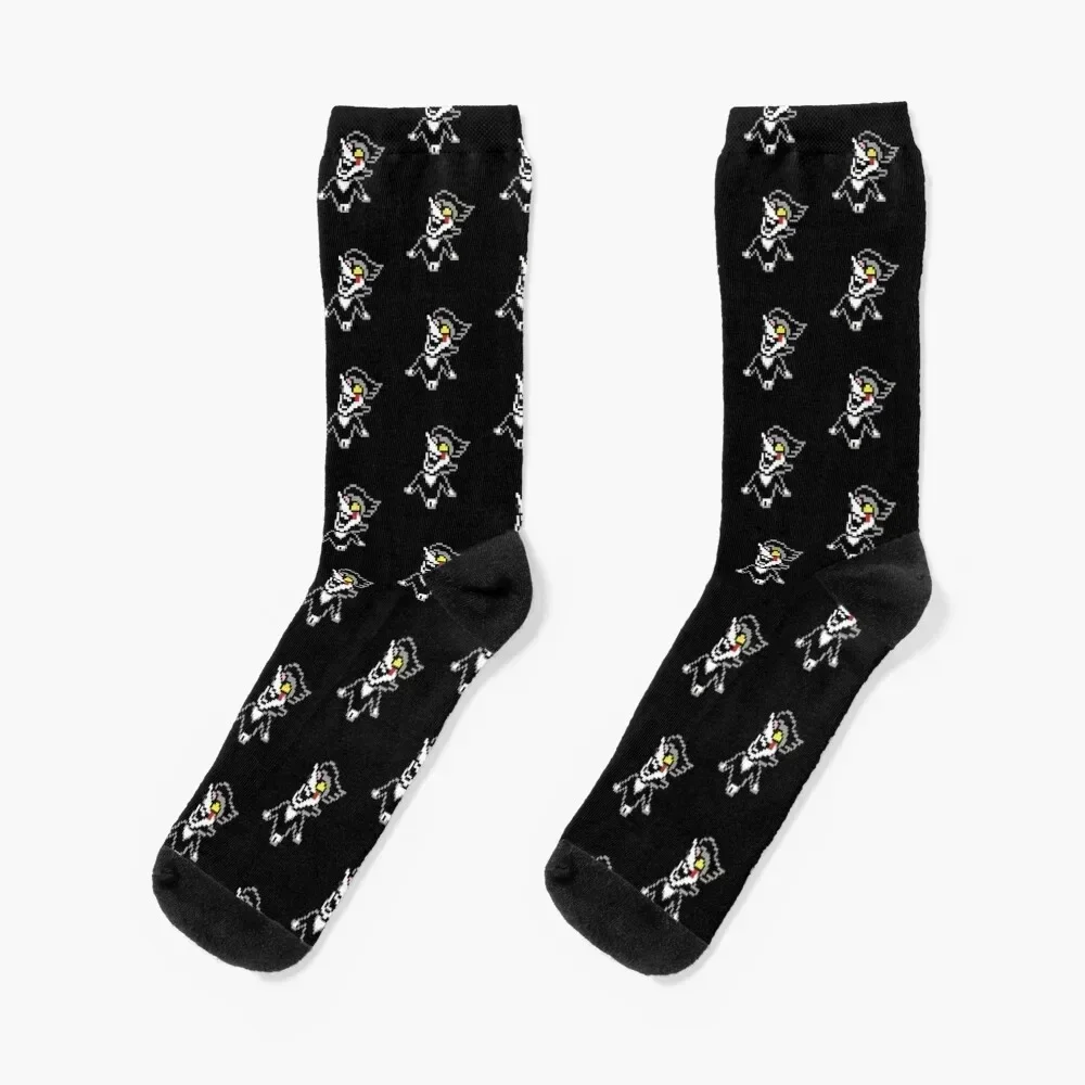 

Spamton Pixel Socks christmass gift golf Run kids Men's Socks Luxury Women's custom Toe sports hiphop Socks Man Women's