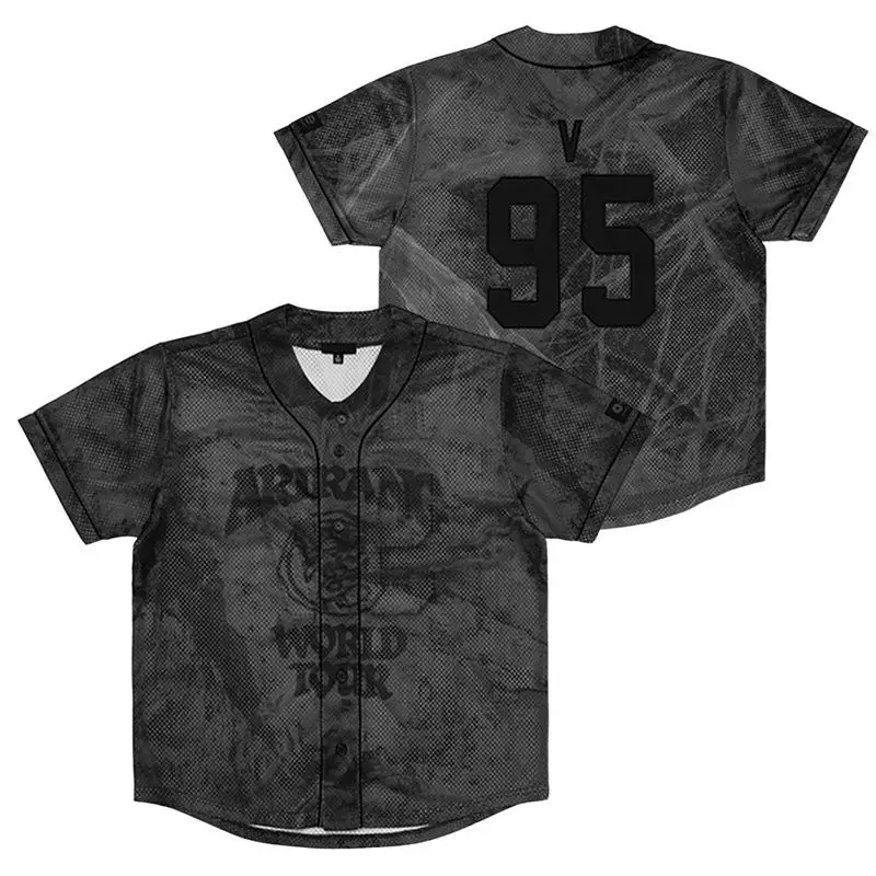Neues Tour Kpop-Mitglieder-Design, Baseball-Trikot, für Kinder, Erwachsene, Männer und Frauen, lässiges T-Shirt, Sportbekleidung für Jungen und Mädchen, Street-Fashion-Oberteil. – Detail 8