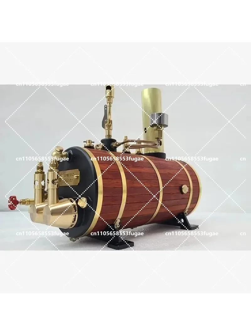 WS100XL Retro Steam Power Display Engine Model Toy High-Efficiency Marine Boiler Simulation Educational Collectible