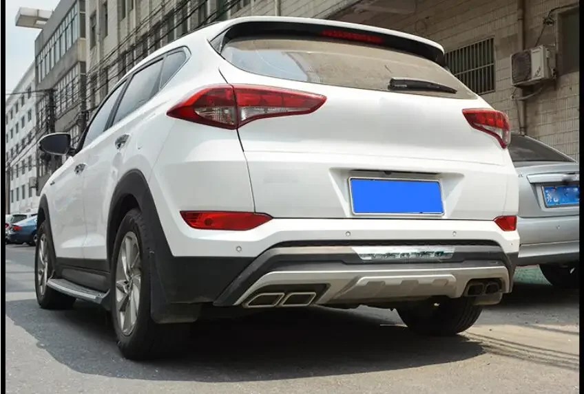 Front Bumper Protector Skid Plate coverRear Guard For Hyundai Tucson 2015 2016 2017 2018 2019 2020 YJF