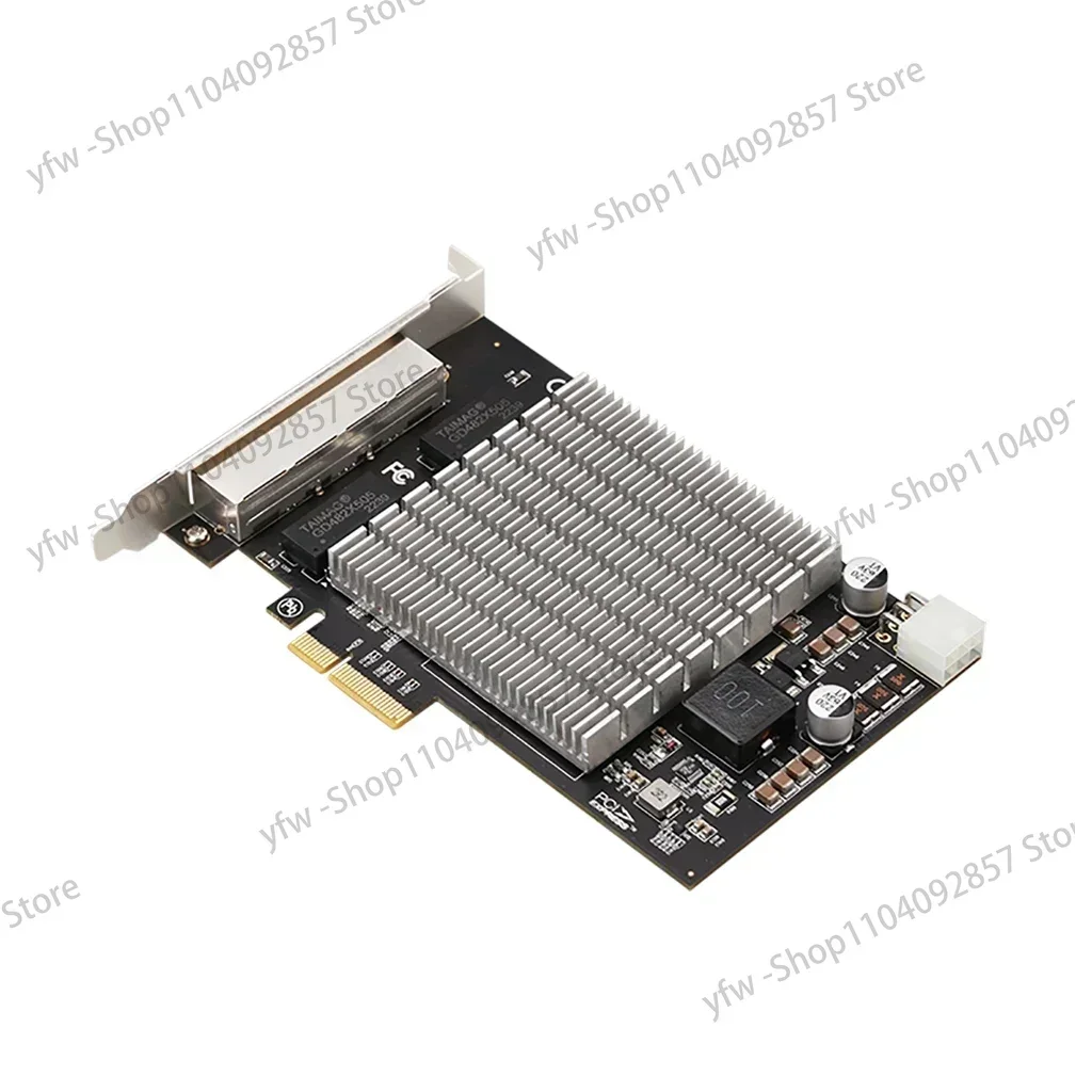 2.5G Gigabit 4-port PoE Network Card PCIe PCI-E x4 with i226 chip Industrial Grade Network Card for PC Desktop Storage Devices