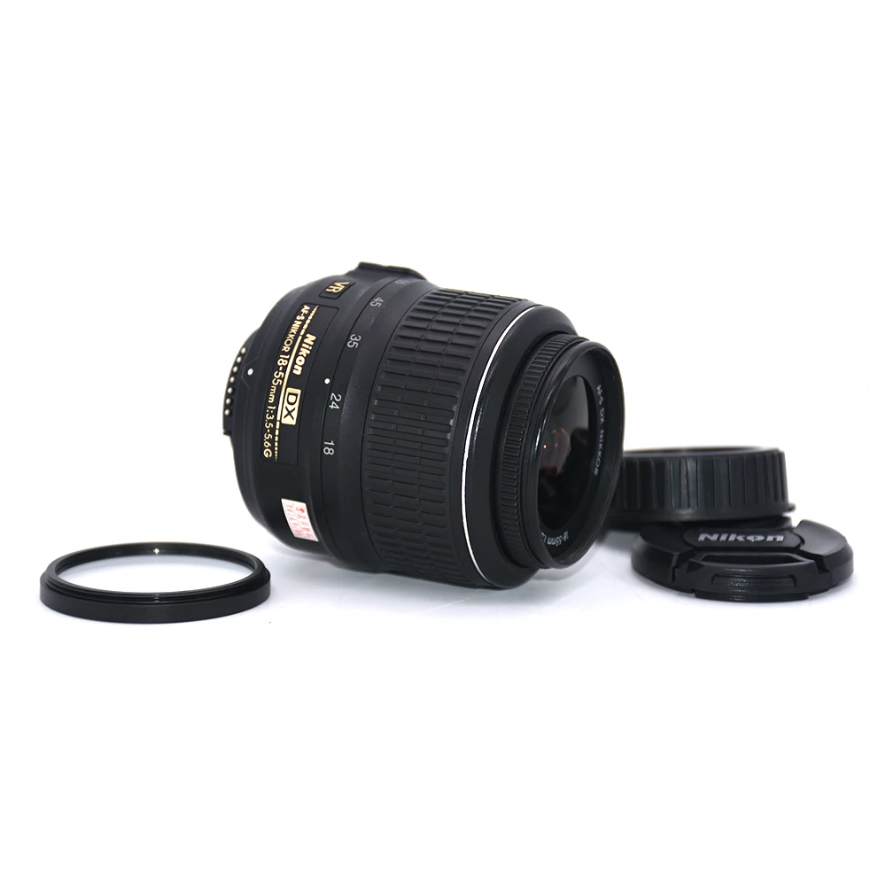 NIKON AF-S DX 18-55 mm f/3.5-5.6G VR focal range Nikon DX format digital SLR sensors