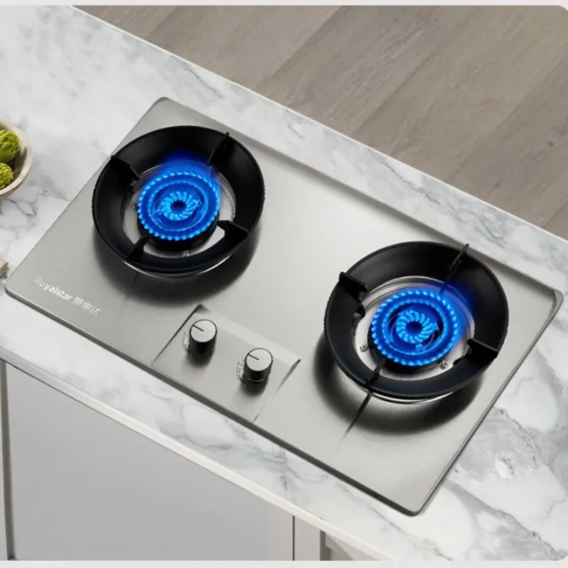 

Газовая плита Rongshida, встроенная бытовая, 5,2 кВт, большая огневая мощность, нержавеющая сталь, энергетические сборки, защита от пламени