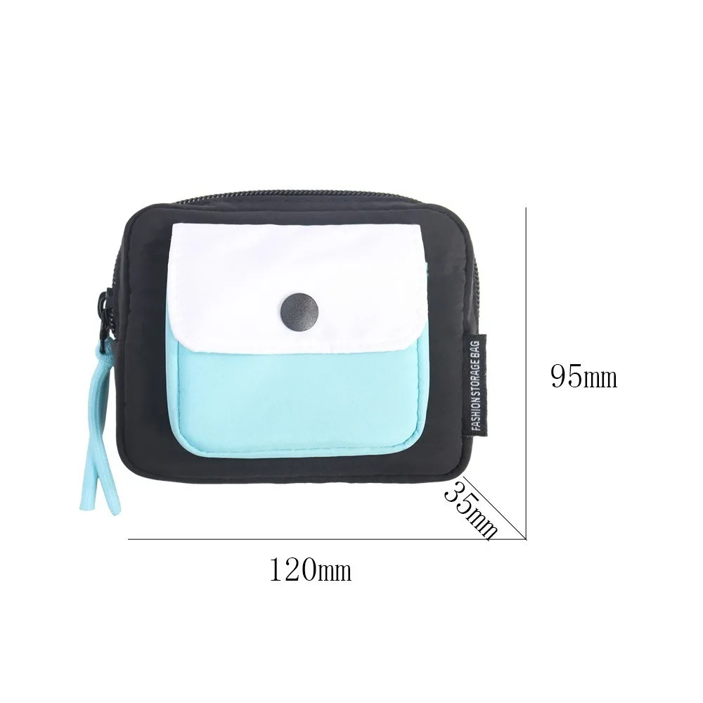 New Lightweight Coin Purse Zipper Multi-purpose Earphone Bag ID card Storage Bag