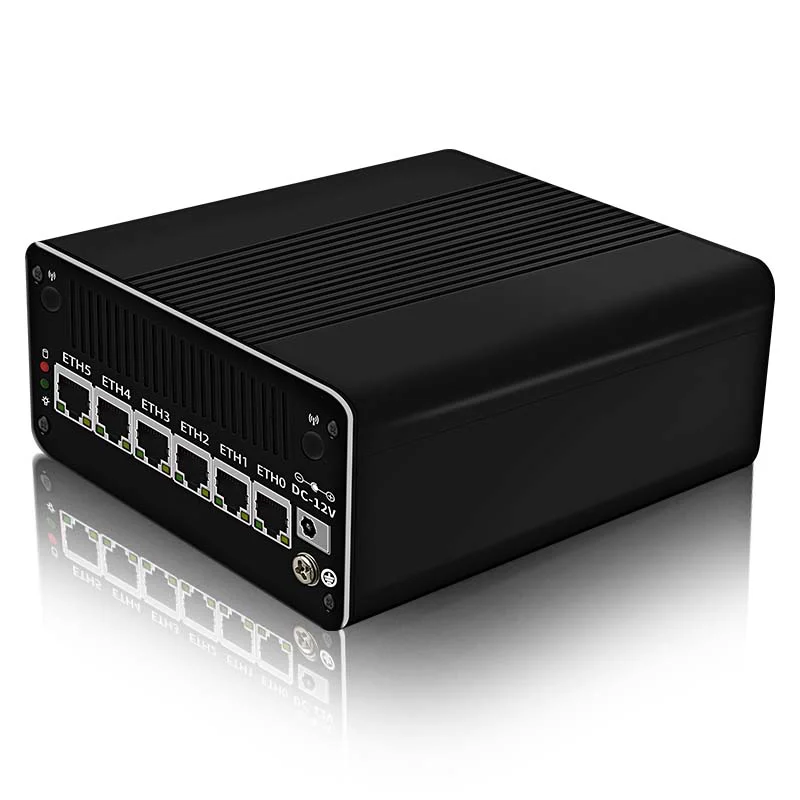 13th Gen Firewall Router I7 1355U I5 1335U I3 1315U U300 6x I226-V 2.5G 2 * NVMe 2 * SATA جهاز جدار الحماية كمبيوتر صغير Proxmox