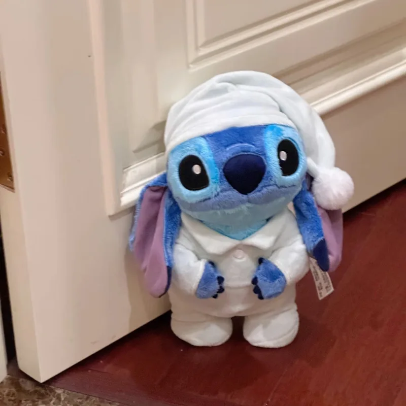 Nowy Disney Lilo & Stitch Pajama Cloak Stitch Plush Doll Model Girl Cute Cartoon Plush Toy Children'S Birthday Gift
