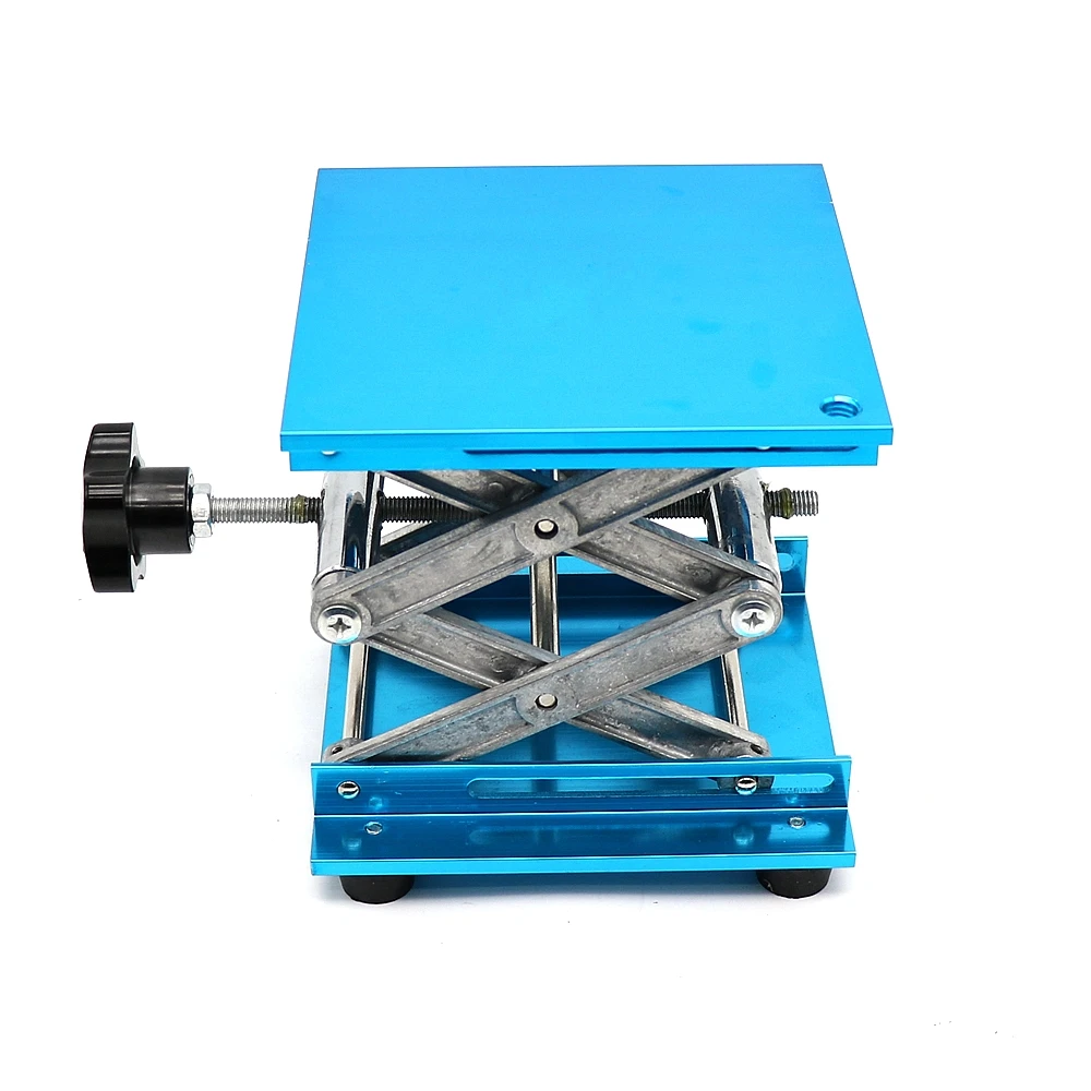 

6"Aluminum Laboratory Equipment Lab Lifting Platform Stand Rack Scissor Lab Jack 150x150x250mm