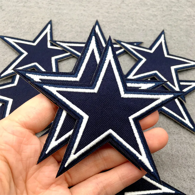 10 pcs/lot Navy Stars Embroidered Patches on Clothes Stickers Appliues for Clothing Iron on Patches Sewing Badge Stripes