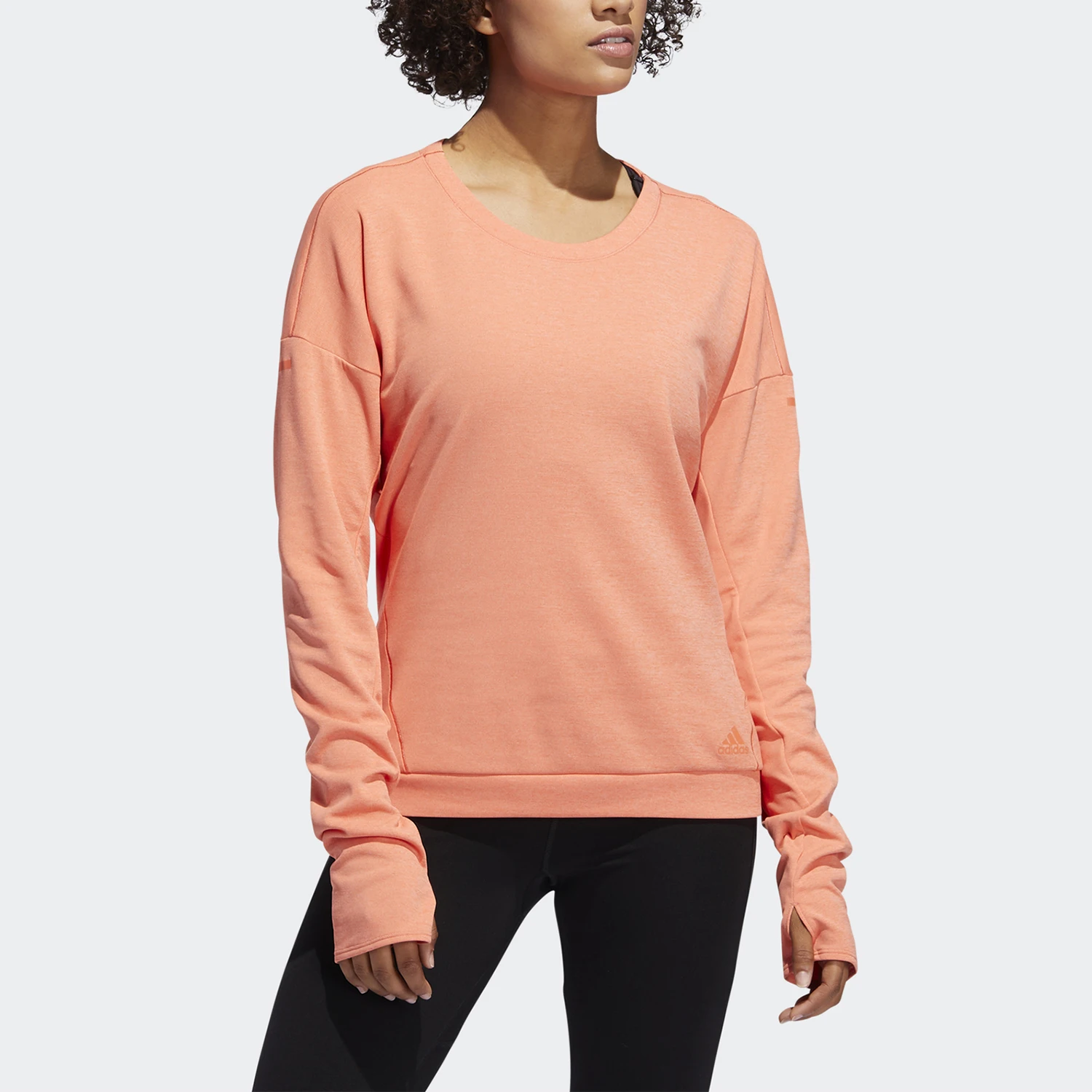 

Оригинальная женская повседневная спортивная толстовка с длинными рукавами и круглым вырезом Adidas New Season DZ4920