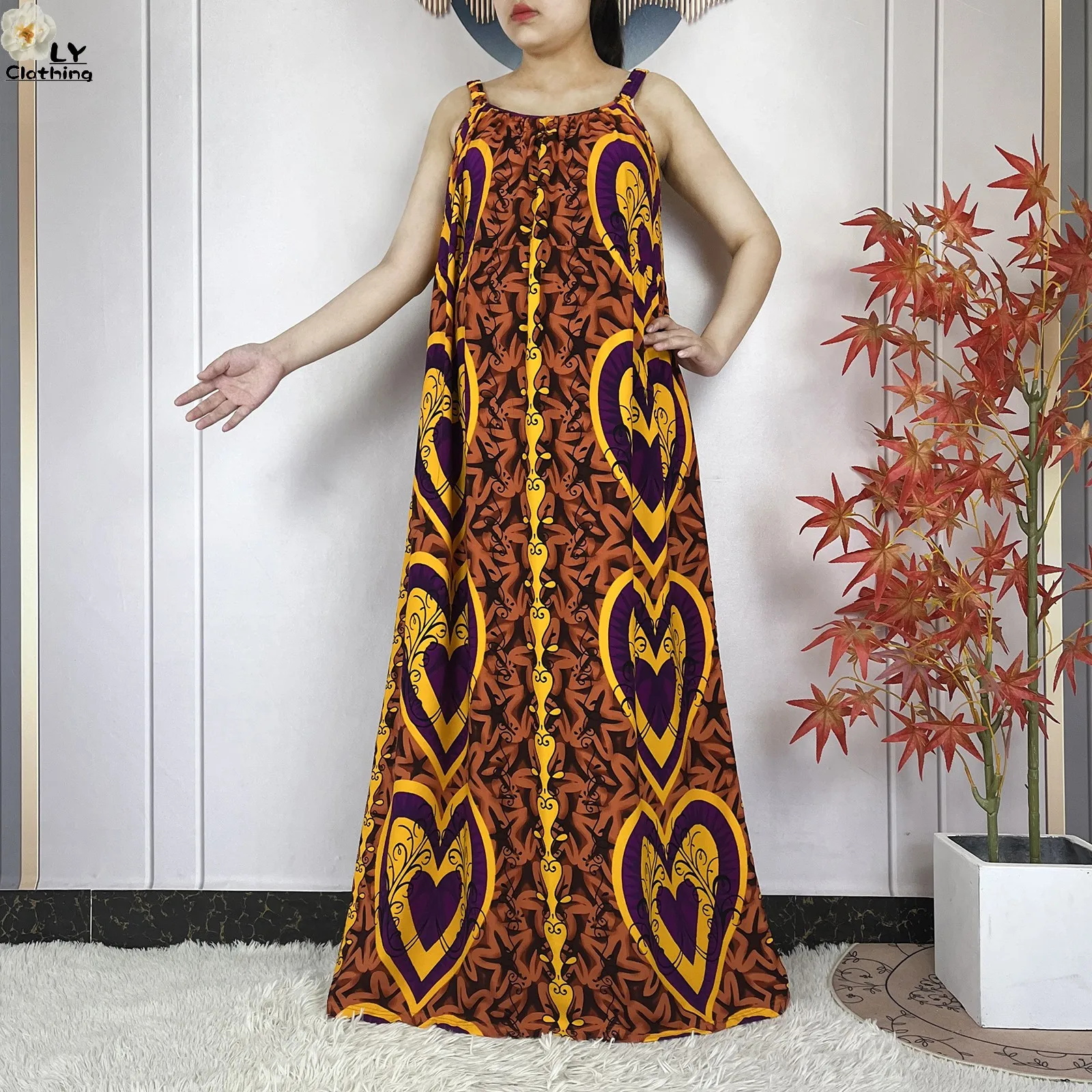 Sukienka damska bawełniana elegancka Dubai letnia bez rękawów afrykańska Dashiki Maxi luźna szata Kaftan Vestidos nowa moda 2025